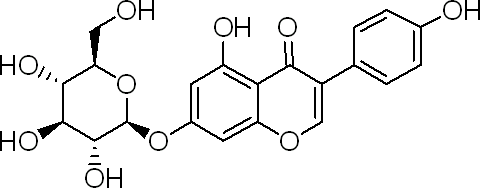 染料木苷分析對照品,CAS529-59-9, (≥95%HPLC)、Genistin,from Glycine max (soybean), ≥95％ (HPLC)